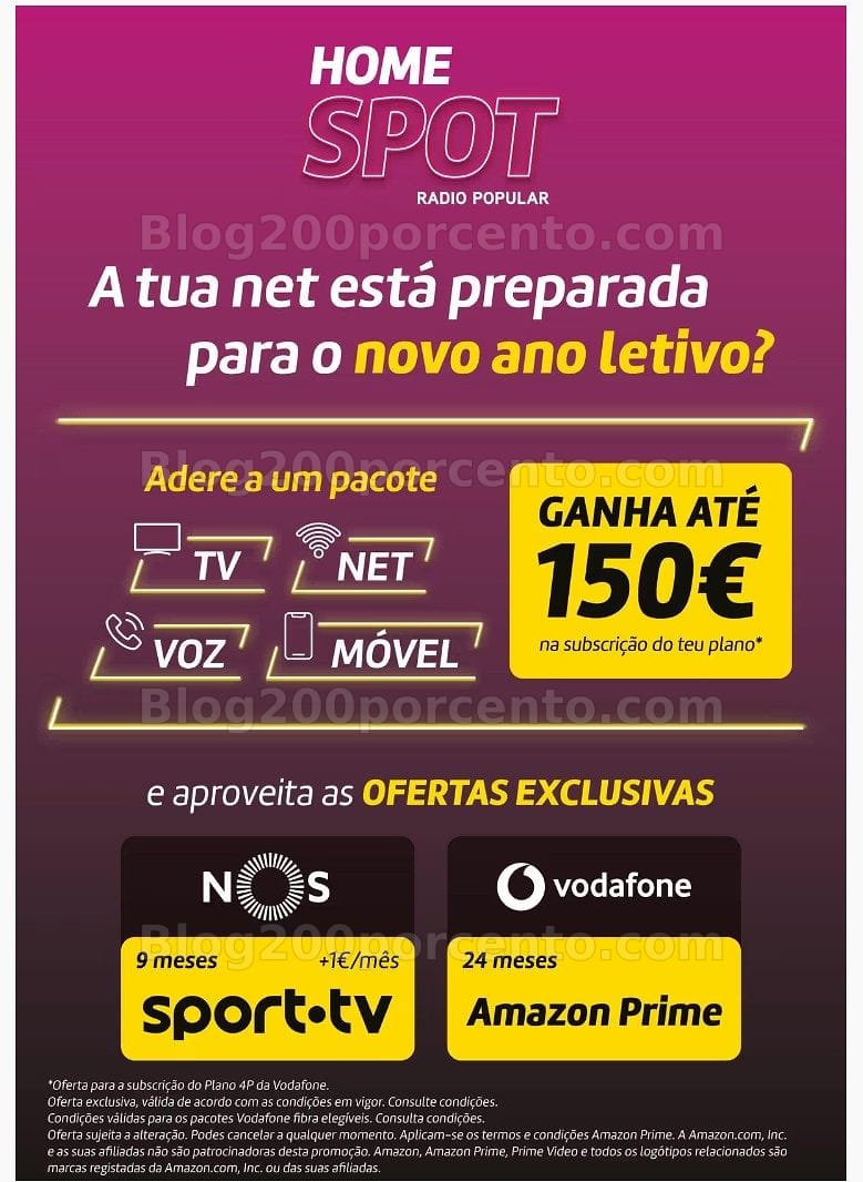 Antevisão Folheto RADIO POPULAR Regresso às Aulas Promoções de 1 a 30 setembro